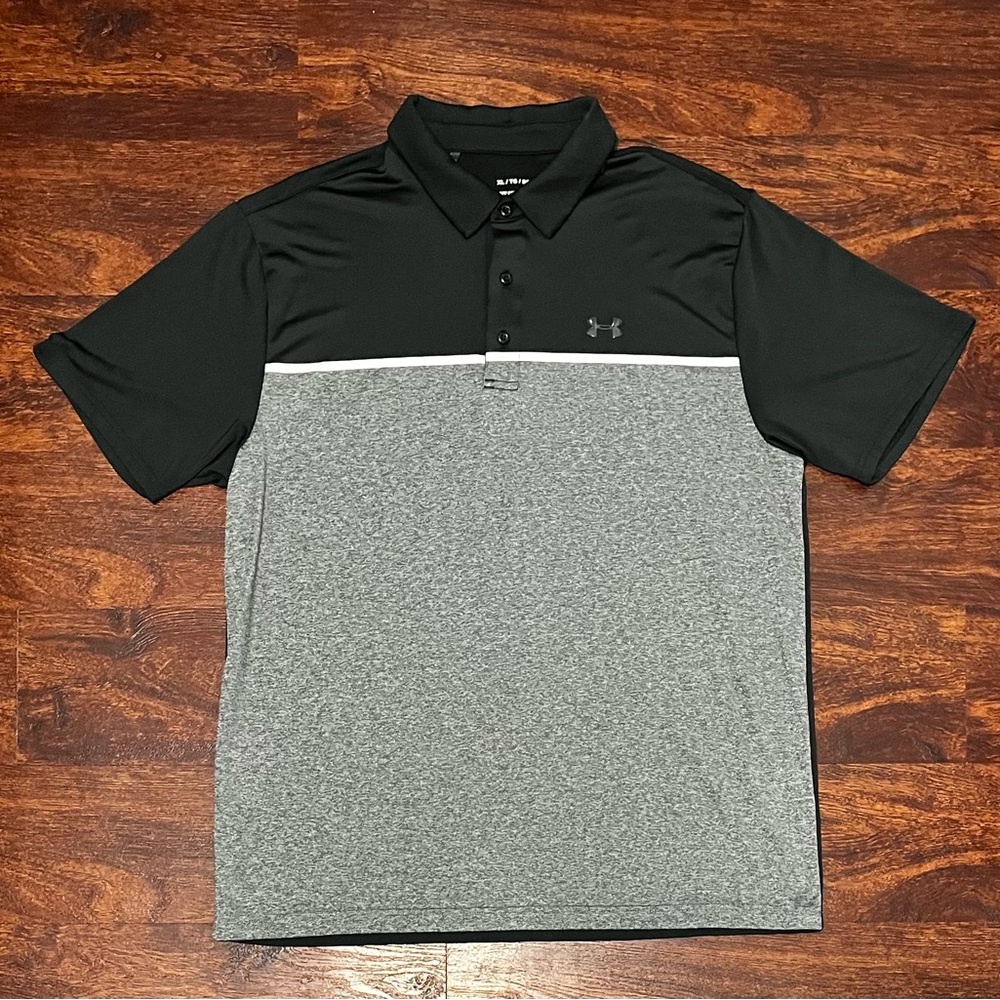 Men’s Under Armour Heat Gear Polo size xl (preowned)
